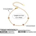 Round Bezel Zircon Necklace and Bracelet in Twenty Four Variants view 11