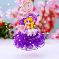 Jeweled Wedding Gown Doll Keychains in Nine Colors plus Assorted Option view 8