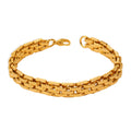 Watch Band Style Link Bracelet Gold Steel Or Black 20cm view 5