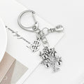 Antique Silver Alloy Charm Keychain with Novelty Designs view 10