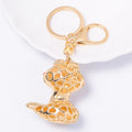 Rhinestone Cartoon Cobra Snake Keychain Five Colors view 4