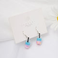 Mini Bubble Tea Cup Dangle Earrings Six Color Drink Charms view 4