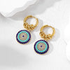 Gold Round Crystal