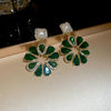 Green Earrings