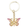 Patterned Metal Butterfly Keychain in Eight Color Styles view 10