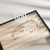 Silver Spiral Cuff