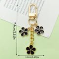 Flower Charm Keychains Featuring Flower Across 11 Pictured Variations view 7