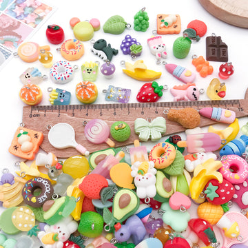 Colorful Assorted Food and Dessert Mini Charms