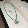 Green Lock Pendant