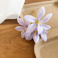 Fabric Twin Flower U Pin Hair Sticks Four Color Options view 8
