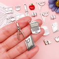 Metallic Apple Metal Charms with 12 Listed Options view 3