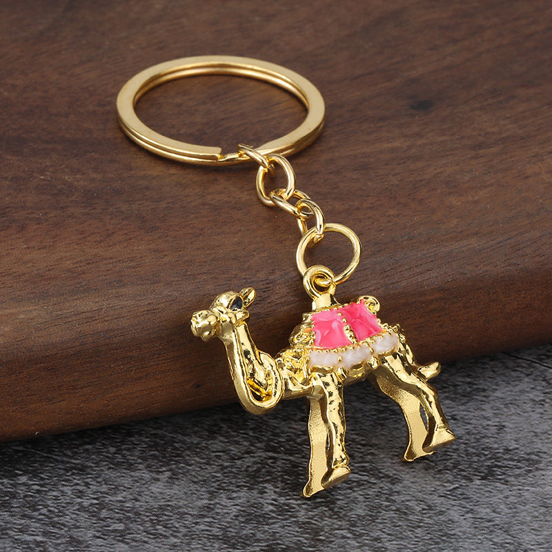 Creative Camel Zinc Alloy Keychain Bag Charm Gift Accessory