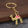 Creative Camel Zinc Alloy Keychain Bag Charm Gift Accessory