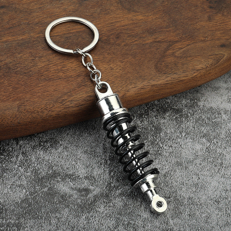 Creative Zinc Alloy Car Parts Keychain Assorted Automotive Theme Designs