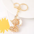 Rhinestone Chinese Zodiac Animal Keychain Metal Charm Set view 4