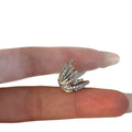 Silver Tone Crystal Wing Ear Cuff Metal Tone Jewelry view 5