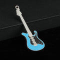 Enamel Electric Guitar Charm Pendants Silver-Tone Frame Six Colors view 8