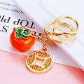 Persimmon Fortune and Mixed Auspicious Charm Keychains in Twenty-Seven Designs view 10