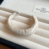 White Rounded Cuff