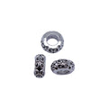 Scrollwork Round Large Hole Spacer Bead for Jewelry Making view 4