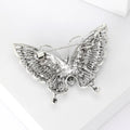 Crystal Butterfly Brooch in Five Metallic Colorways view 3