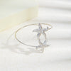 Silver Starfish Cuff