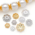 Openwork Metal Bead Caps in Three Diameters Jewelry Findings view 2