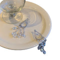 Crystal Teardrop Chandelier Earrings with Pearl Fringe view 5