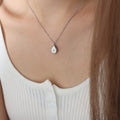 Starburst Zircon Pendant Necklaces Teardrop Rectangle Tags view 12