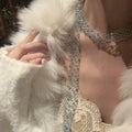 Gold And Silver Tone Open Mesh Long Necklaces In Four Styles view 2