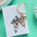 Cat Charm Keychains in 24 Pictured Variations for Bags and Keys view 2