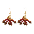 Beaded Cluster Tassel Hook Earrings Fashion Jewelry view 5