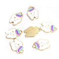 Smiling Tooth Enamel Charms in Six Designs and Two Tones view 4