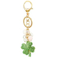 Mixed Crystal Drop and Star Petal Flower Keychains in Four Designs view 5