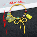 Five Color Butterfly Bear Bead Wrist Straps for Accessory Making view 8