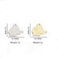 Pastel Elephant Enamel Charm Collection for Jewelry Making view 2