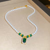 Green White