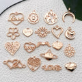Matte Gold-Tone Seashell Metal Charms with 31 Listed Options view 1