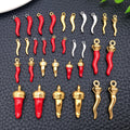 Blue Chili Pepper Metal Charms with 26 Listed Options view 1