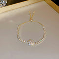 Twenty One Crystal Slider Bracelet Styles In Gold And Silver Tones view 7