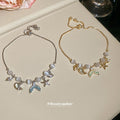 Mermaid Tail Starfish Shell Charm Bracelets Gold Silver view 4