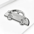 Abalone Shell Pattern Car Brooch with Crystal Wheels view 4