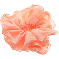 Yellow Oversized Crinkle Fabric Ruffle Scrunchie With Extra Colors view 5