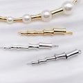 Metal Hourglass Spacer Beads in Five Sizes and Three Finishes view 3