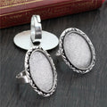 Oval Cabochon Ring Blank Assortment Jewelry Making Components view 6
