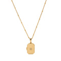 Gold Tone Hinged Photo Locket Necklace In Three Shapes view 8