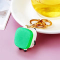Panda Mahjong Charm Keychains with Clasps and Braided Wrist Loops view 4