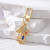 Gold Lattice Hamsa