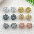 Metallic Flower Metal Beads with 2 Listed Options for DIY Jewelry Making view 1
