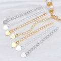 Five Charm Style Metal Extension Chains Jewelry Findings view 4